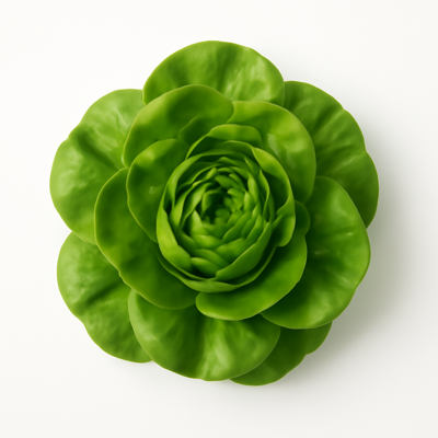 Lettuce, butterhead (includes boston and bibb types), raw