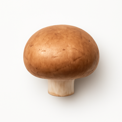 Mushrooms, brown, italian, or crimini, raw