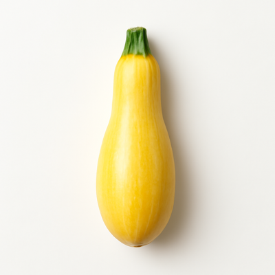 Squash, summer, crookneck and straightneck, raw