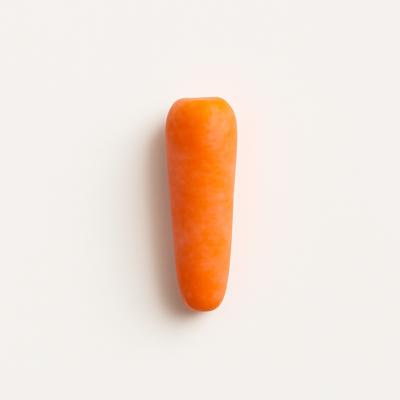 Carrots, baby, raw