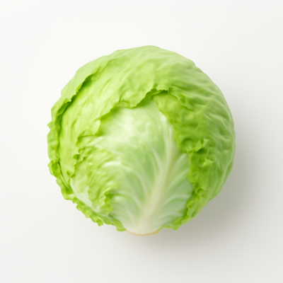 Lettuce, iceberg (includes crisphead types), raw
