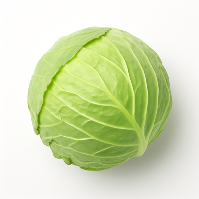Cabbage, common (danish, domestic, and pointed types), freshly harvest, raw