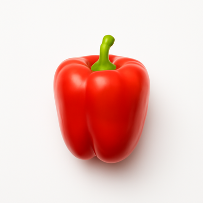 Peppers, sweet, green, raw