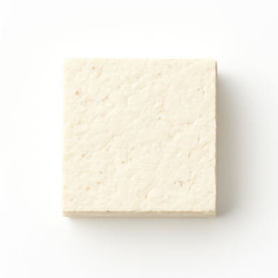 Tofu, raw, regular, prepared with calcium sulfate