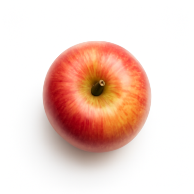 Apples, raw, without skin, cooked, microwave