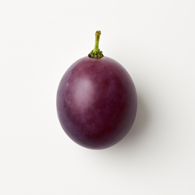 Grapes, american type (slip skin), raw