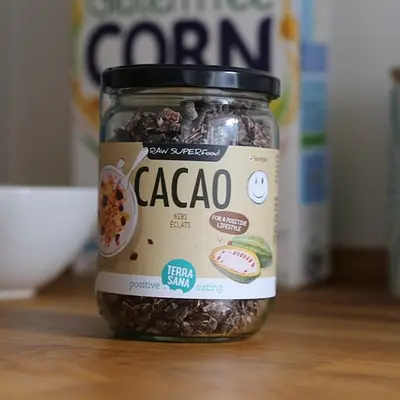 Illustration of cacao nibs