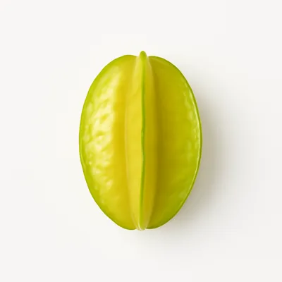 Illustration of carambola, (starfruit), raw