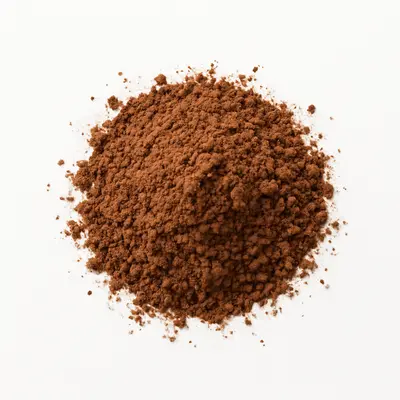Illustration of unsweetened cocoa powder
