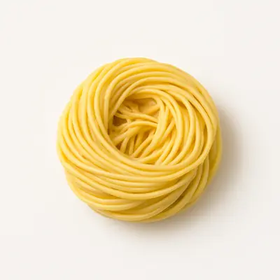 Illustration of okinawa noodles, dried