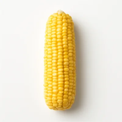 Illustration of corn, sweet, white, raw