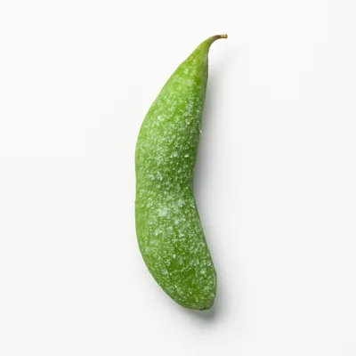 Illustration of edamame, frozen, prepared