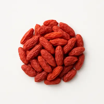Illustration of dried goji berries