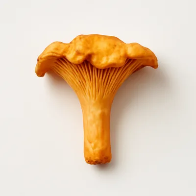 Illustration of mushrooms, Chanterelle, raw