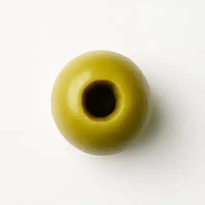 Illustration of green olives