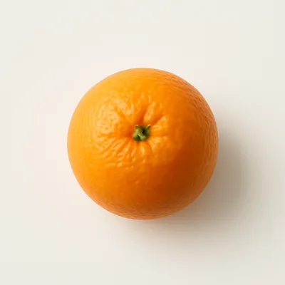 Illustration of oranges, raw, all commercial varieties