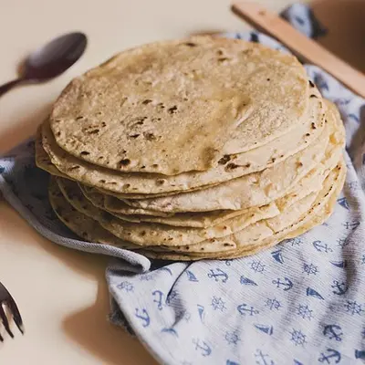 Illustration of corn tortillas