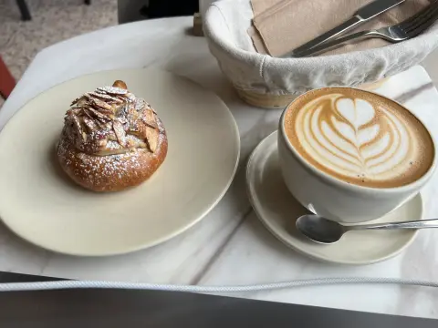 Almond Cream Brioche Bun, cooked by Ely