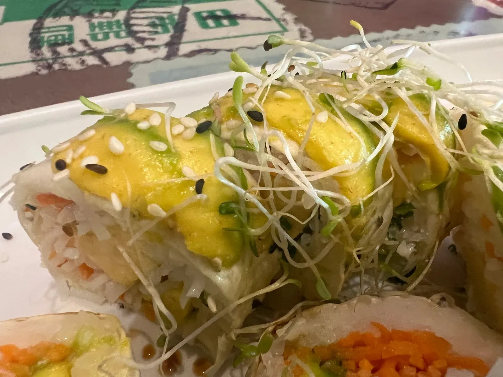 Avocado Roll, inspired by a sushi restaurant at Multiplaza in Panama City, another view (2 of 3)