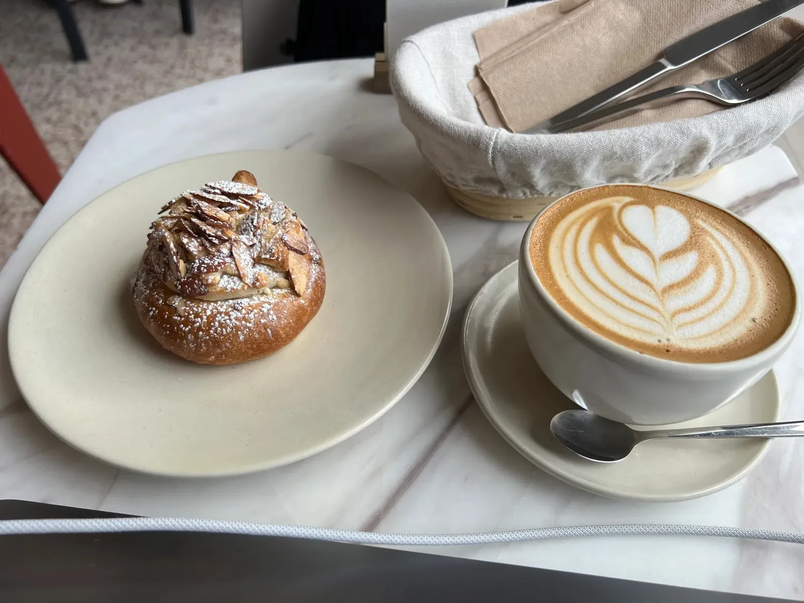 Almond Cream Brioche Bun, another view (3 of 3)