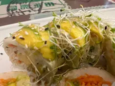 Avocado Roll, inspired by a sushi restaurant at Multiplaza in Panama City, another view (2 of 3)