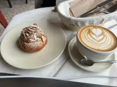 Almond Cream Brioche Bun, another view (2 of 3)