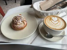 Almond Cream Brioche Bun, another view (3 of 3)