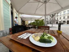 Silesian Potato Dumplings with Mushroom Sauce, inspired by Vega in Wrocław, another view (4 of 4)