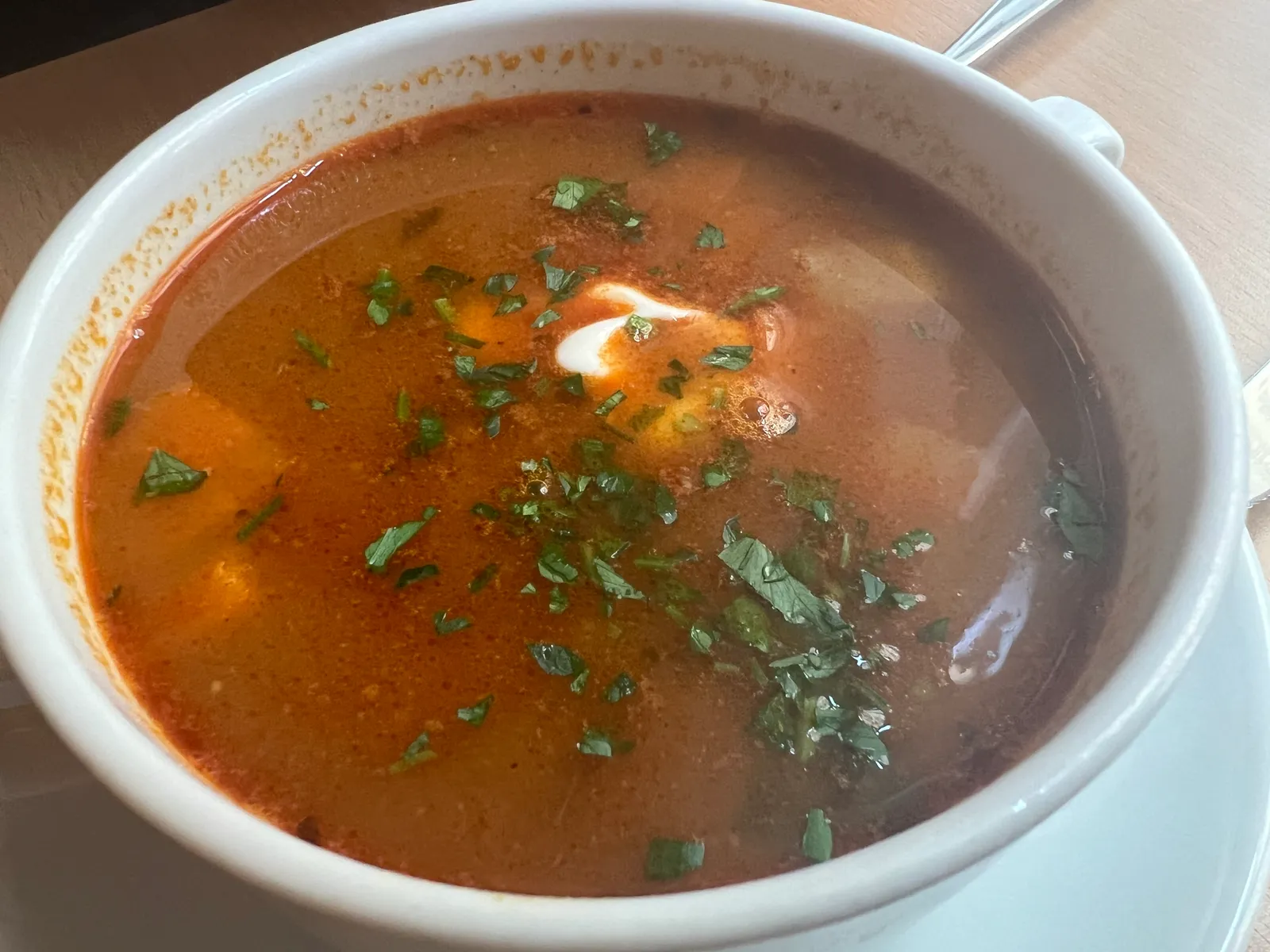 Hungarian Bean Goulash Soup, inspired by Napfényes in Budapest, another view (4 of 4)