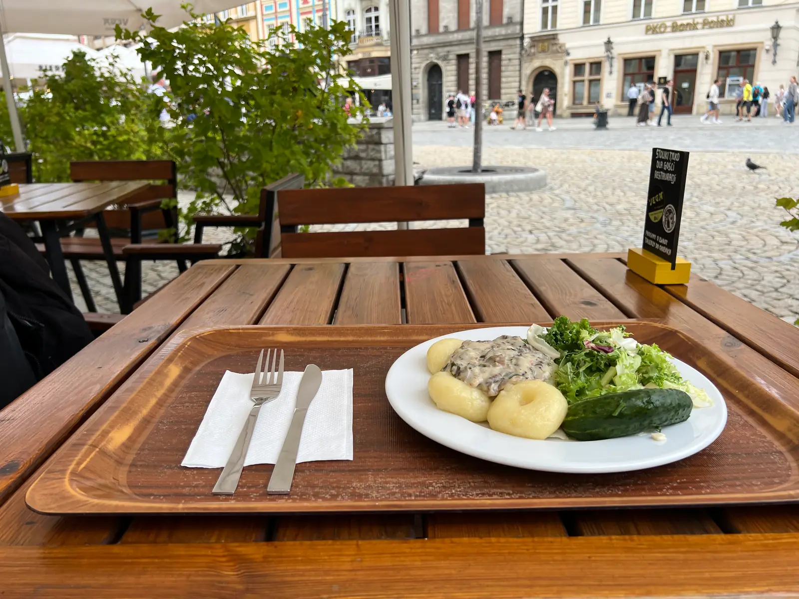 Silesian Potato Dumplings with Mushroom Sauce, inspired by Vega in Wrocław, another view (2 of 4)
