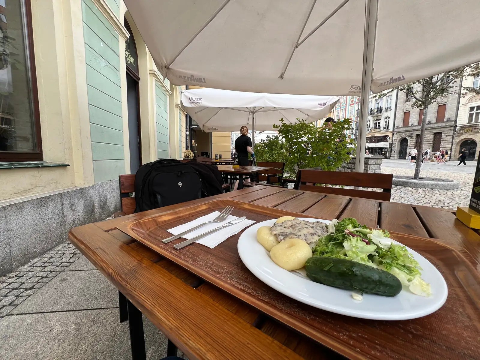 Silesian Potato Dumplings with Mushroom Sauce, inspired by Vega in Wrocław, another view (3 of 4)
